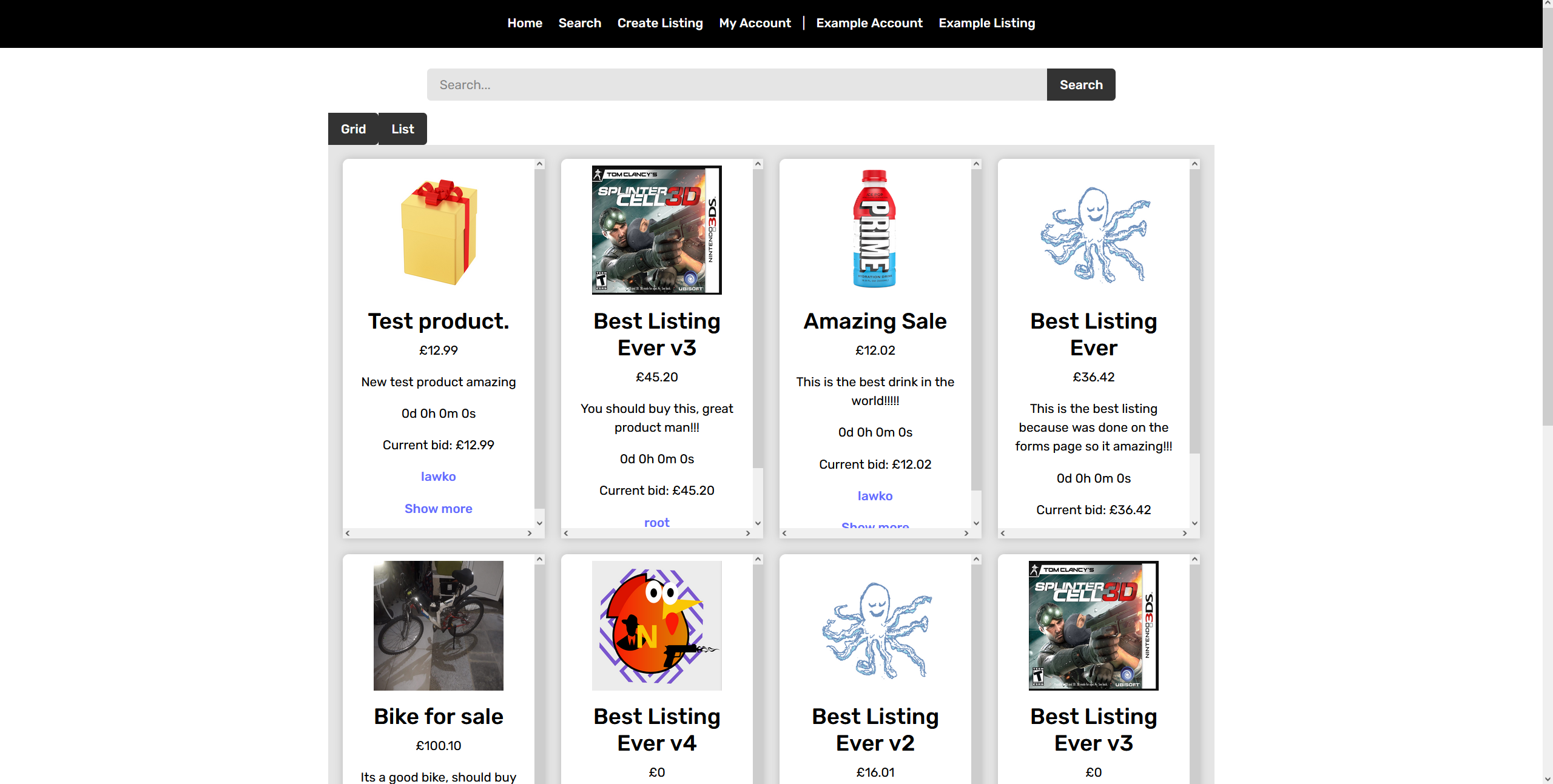 Django-Vue Auction Platform - Full-Stack ASGI Application - Image 3